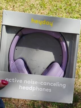 heyday Over-Ear Active Noise-Canceling Headphones - Light Purple